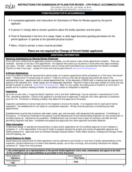 Public Accomodation Design Assessment Permit Application - Nevada, Page 2