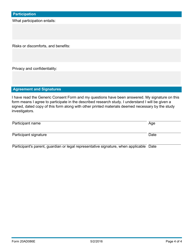 Form 20AD086E Generic Consent Form - Oklahoma, Page 4