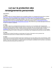 Forme TBC/CTC350-0058F Formulaire De Demande D&#039;acces a DES Renseignements Personnels - Canada (French), Page 2
