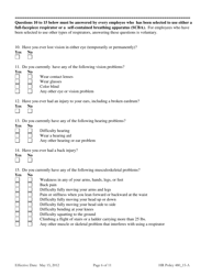 Attachment A Odfw Osha Respirator Medical Evaluation Questionnaire - Oregon, Page 6