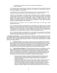Recreational License Agent Agreement - Oregon, Page 2