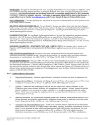 Instructions for Non-participating Manufacturer Certification for Listing on the Oregon Tobacco Directory - Oregon, Page 3