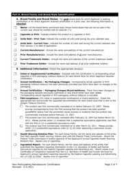 Non-participating Manufacturer Certification for Listing on the Oregon Tobacco Directory - Oregon, Page 2