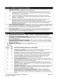 Non-participating Manufacturer Certification for Listing on the Oregon Tobacco Directory - Oregon, Page 3