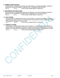 Application for New and Renewal License for Monte Carlo Contractor - Oregon, Page 5