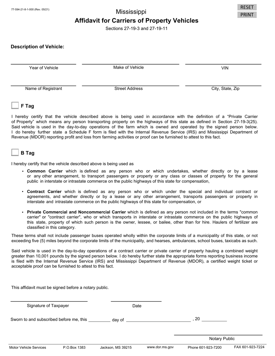 Form 77-594 - Fill Out, Sign Online and Download Fillable PDF ...