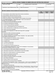 Document preview: 12FTW Form 4 Airfield Driving Qualification Training Checklist