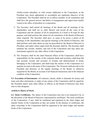 Corporate Bylaws Template - Connecticut, Page 8