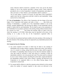 Corporate Bylaws Template - Georgia (United States), Page 4