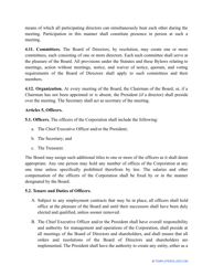 Corporate Bylaws Template - Louisiana, Page 7