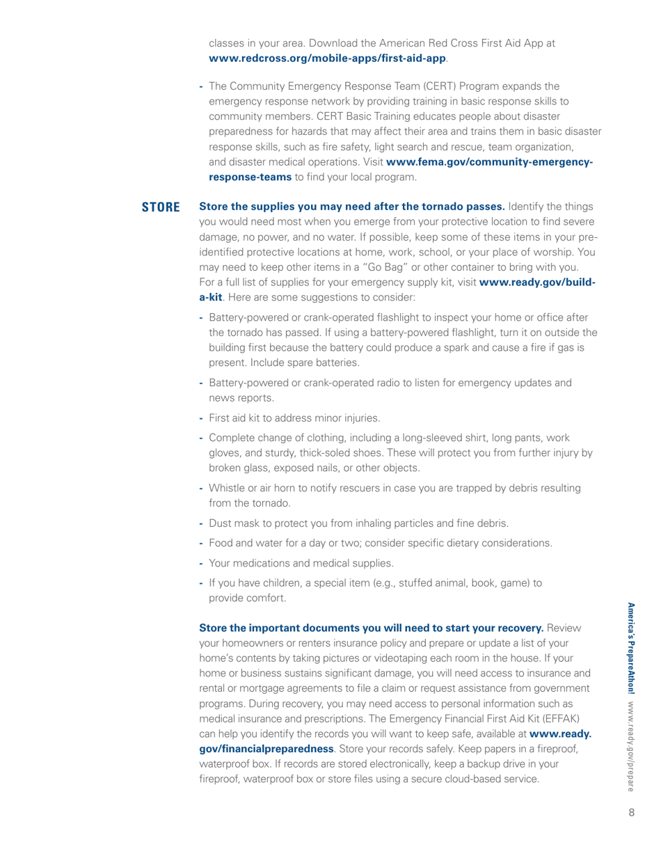 How to Prepare for a Tornado, Page 8