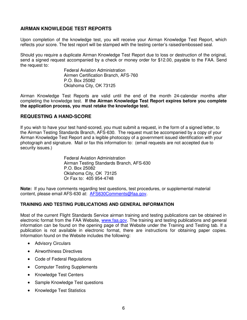 Form FAA-G-8082-20 Remote Pilot Knowledge Test Guide, Page 7