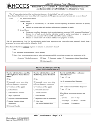 Attachment A Policy 680-c - Arizona Pre-admission Screening and Resident Review (Pasrr) Level I Screening Tool - Arizona, Page 2