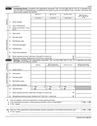 IRS Form 990 Schedule G Supplemental Information Regarding Fundraising or Gaming Activities, Page 2