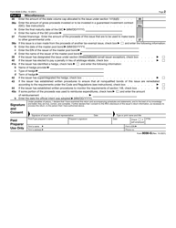 IRS Form 8038-G Information Return for Tax-Exempt Governmental Bonds, Page 2
