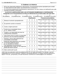 Formulario SSA-5665-BK-SP Cuestionario Para Maestros (Spanish), Page 8