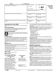 IRS Form 8922 Download Fillable PDF or Fill Online Third-Party Sick Pay ...