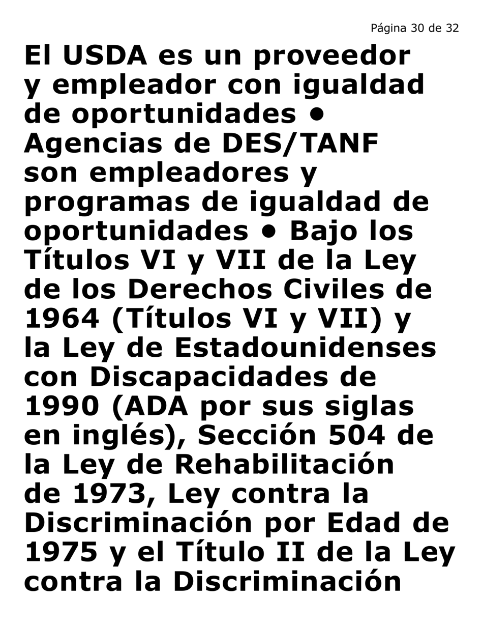 Formulario FAA-0077A-SXLP Solicitud De Informacion Y Acuerdo Para Proporcionar Informacion Que Falta - Letra Extra Grande - Arizona (Spanish), Page 30