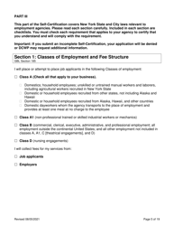 Employment Agency Self-certification - New York City, Page 5