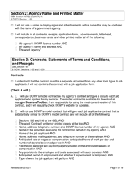 Employment Agency Self-certification - New York City, Page 6