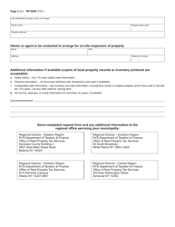 Form RP-5050 &quot;Advisory Appraisal Request Form for Highly Complex Commercial and Industrial Properties&quot; - New York, Page 2