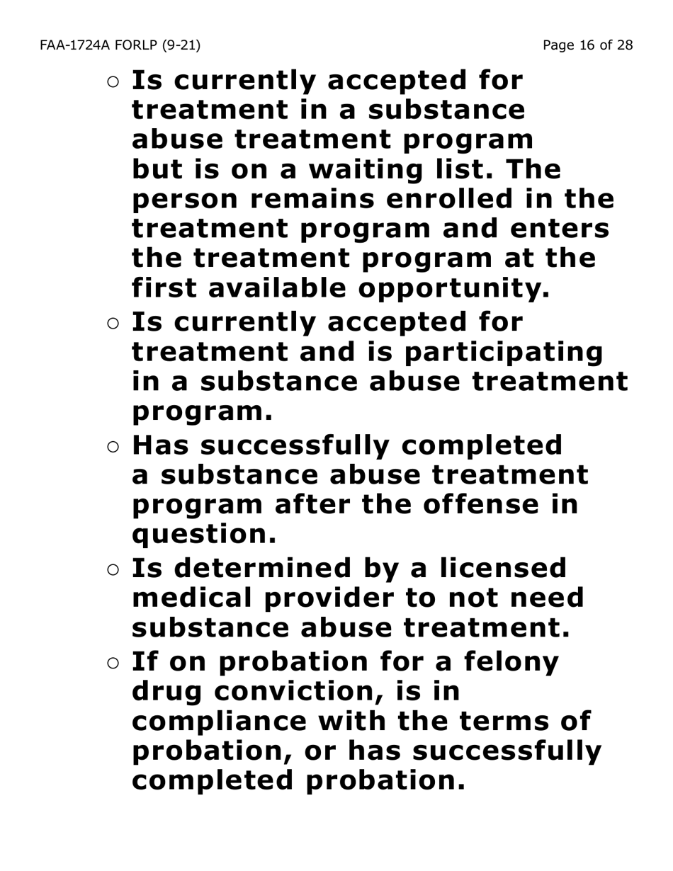 Form FAA-1724A-LP Application Signature Pages - Large Print - Arizona, Page 16
