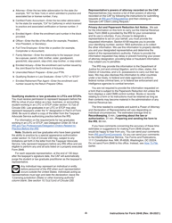 Instructions for IRS Form 2848 &quot;Power of Attorney and Declaration of Representative&quot;, Page 8
