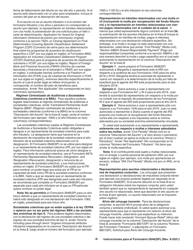 Instrucciones para IRS Formulario 2848(SP) Poder Legal Y Declaracion Del Representante (Spanish), Page 6