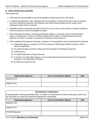 Form LIC01A Resource Family Application - California, Page 6