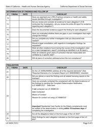 Form LIC9230 Licensing Program Analyst (Lpa) Checklist for Complaint Review - California, Page 2
