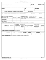 DD Form 2737 Industrial Capabilities Questionnaire, Page 7