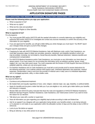 Form FAA-1724A Application Signature Pages - Arizona