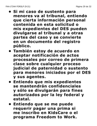 Formulario FAA-1724A-SLP Paginas De Firma De La Solicitud (Letra Grande) - Arizona (Spanish), Page 29
