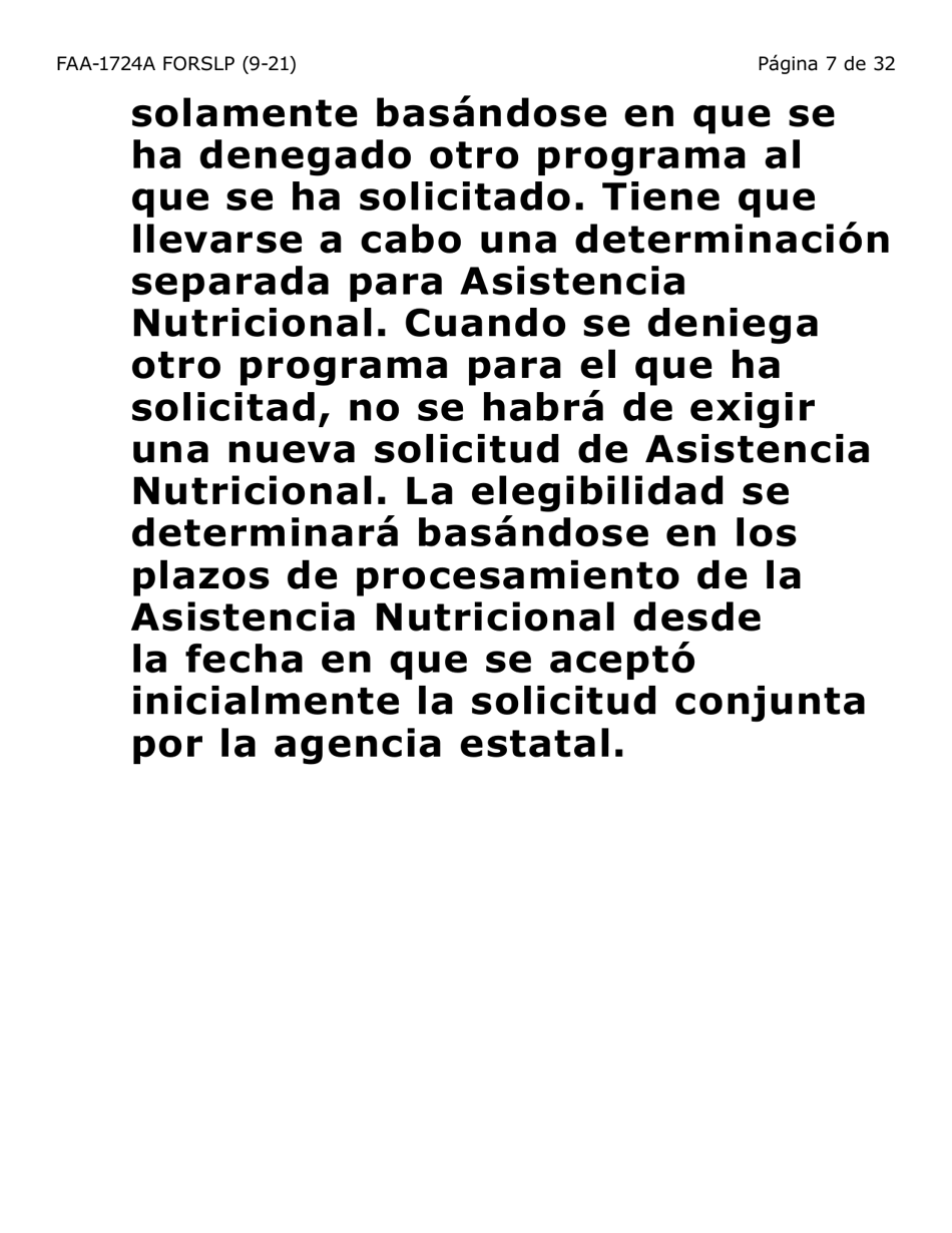Formulario FAA-1724A-SLP Paginas De Firma De La Solicitud (Letra Grande) - Arizona (Spanish), Page 7