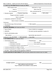 Form SOC2248 Ihss Complaint of Suspected Fraud Form - California, Page 2