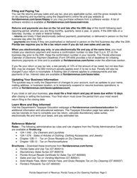 Form GT-800021 Florida Taxes on Dry-Cleaning Facilities - Florida, Page 3