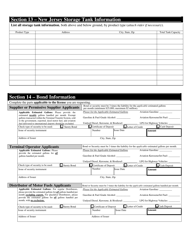 Form MFA-1 Combined Motor Fuels License Application - New Jersey, Page 6