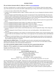 Amendment to Certificate of Minnesota Limited Partnership - Minnesota, Page 3