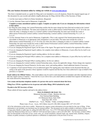 Amendment to Certificate of Foreign Limited Partnership - Minnesota, Page 3