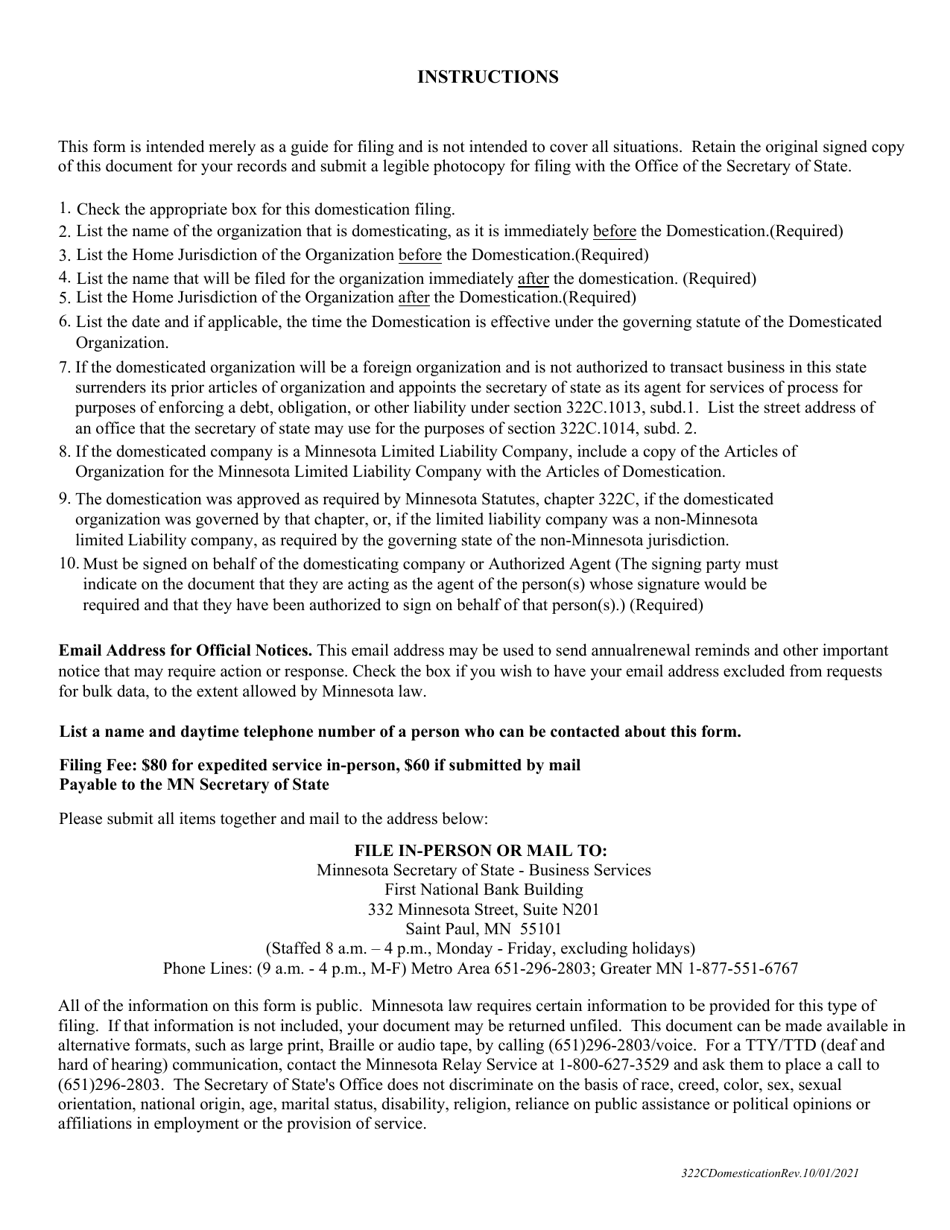 Articles of Domestication - Minnesota, Page 3