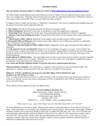 Limited Liability Partnership Annual Renewal - Minnesota, Page 4