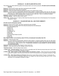 Instructions for Form SEV-401 West Virginia Severance Tax Annual Return - West Virginia, Page 4