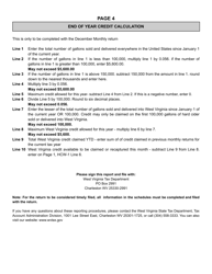 Instructions for Form HCW-01 West Virginia Hard Cider Report - West Virginia, Page 3