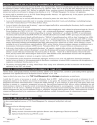 Form AA-15 Tvb Ticket Management for Attorneys - Application for Web Access - New York, Page 3