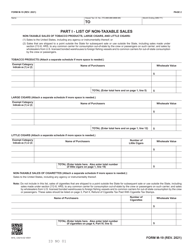 Form M-19 Cigarette and Tobacco Products Monthly Tax Return - Hawaii, Page 2