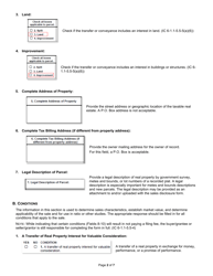 Instructions for State Form 46021 Sales Disclosure Form - Indiana, Page 2
