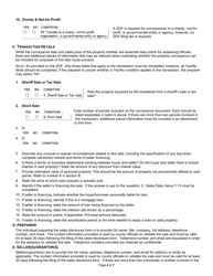Instructions for State Form 46021 Sales Disclosure Form - Indiana, Page 4