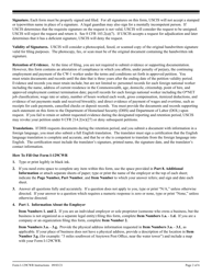Instructions for USCIS Form I-129CWR Semiannual Report for CW-1 Employers, Page 2