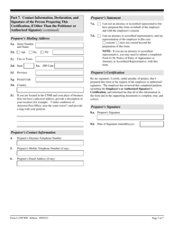 USCIS Form I-129CWR Semiannual Report for CW-1 Employers, Page 5