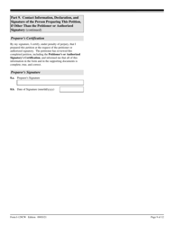 USCIS Form I-129CW Petition for a CNMI-Only Nonimmigrant Transitional Worker, Page 9